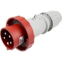Pin and Sleeve Plug - 20A, 3PH-Y-277/480V, 7H, 4-Pole 5-Wire Grounding, Watertight (IP67), Red