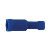 16-14GA (Blue) PVC Insulated Female Bullet (1-Way) .197