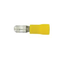 12-10GA (Yellow) PVC Insulated Male Bullet .156