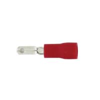 22-18GA (Red) PVC Insulated Male Quick Disconnects/Slide Connectors, 0.110