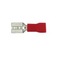 22-18GA (Red) PVC Insulated Female Quick Disconnects/Slide Connectors, 0.187