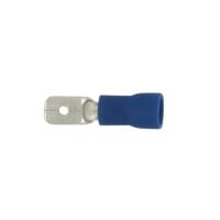 16-14GA (Blue) PVC Insulated Male Quick Disconnects/Slide Connectors, 0.187