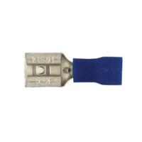 16-14GA (Blue) PVC Insulated Female Quick Disconnects/Slide Connectors, 0.250