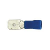 16-14GA (Blue) PVC Insulated Male Quick Disconnects/Slide Connectors, 0.250
