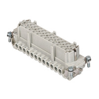 Female Insert - E Series Screw Terminal Connection - 48 Poles - 600V/16A