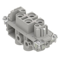 Female Insert - MP Series Screw Terminal Connection - 4/2 Poles - 600V/80A
