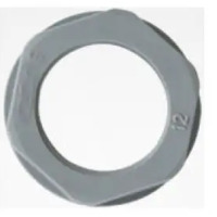 LOCK-NUT NYLON GREY METRIC M25