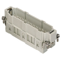 Male Insert - E Series Crimp Connection - 24 Poles - 600V/16A