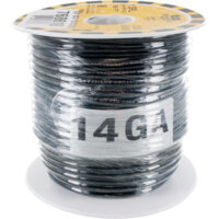 WIRE TEW 14GA BLACK 30M 98FT