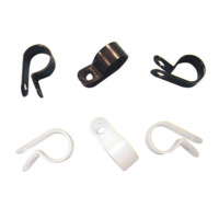 Nylon Cable Clamps, Black 1/4