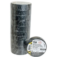 Black Electrical Tape - General Purpose, 10 x 18.3m (60') Rolls