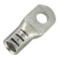 1/0GA Tin Plated Copper Lugs (Hefty-Grade) Straight With 1/4