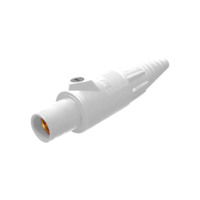 Set Screw Female Connector - 400A 600V - 2/0-4/0 - White Santoperene - Brass Contacts
