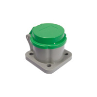 Dust Cover for 400A Receptacle - Green