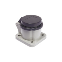 Dust Cover for 400A Receptacle - Black