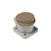 Dust Cover for 400A Receptacle - Brown