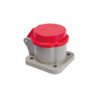 Dust Cover for 400A Receptacle - Red