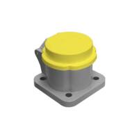 Dust Cover for 400A Receptacle - Yellow