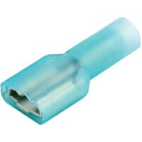 FULMALE 22-18 RED 1/4Inch NYL 100PK
