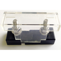 Fuse Holders for Mid-Amp Stud Mount/Bolt-On Fuses (Clear Covers Included)