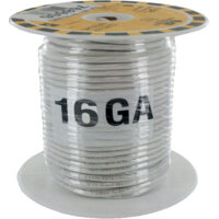 WIRE TEW 16GA WHITE 30M 98FT
