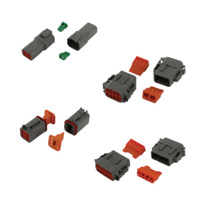 4-Way Plug; DTM-Series Housing+Wedgelock Set (#DTM06-4S + WM-4S)