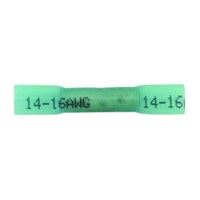 16-14GA (Blue) 'Crimp & Shrink' Butt Splices (25pcs/pk) - CUL Approved