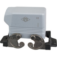 HOOD - 10P+Ground    DOUBLE LEVERS  SIDE ENTRY  CABLE GLAND NPT 1/2