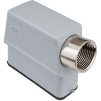 Hood - A Series - Locking Lever IL Type  - 1 Lever - Pg16 Side with Adapter Cable Entry - Tall