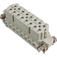Female Insert - A Series Screw Terminal Connection - 32 Poles - 600V/16A