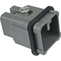 Male Insert - D Series Crimp Connection - 7 Poles - 600V/10A