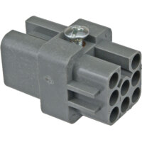Female Insert - D Series Crimp Connection - 7 Poles - 600V/10A