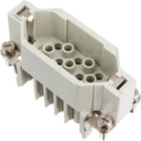 Male Insert - D Series Crimp Connection - 15 Poles - 600V/10A