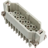 Male Insert - D Series Crimp Connection - 25 Poles - 600V/10A