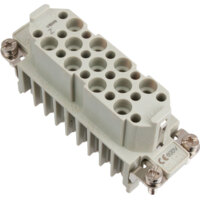 Female Insert - D Series Crimp Connection - 25 Poles - 600V/10A