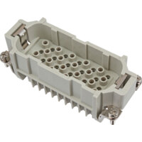 Male Insert - D Series Crimp Connection - 40 Poles - 600V/10A
