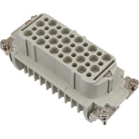 Female Insert - D Series Crimp Connection - 40 Poles - 600V/10A