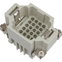 Male Insert - DD Series Crimp Connection - 24 Poles - 600V/10A