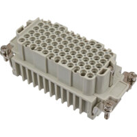 Female Insert - DD Series Crimp Connection - 72 Poles - 600V/10A