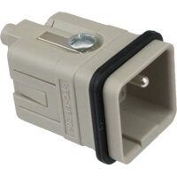Male Insert - E Series Crimp Connection - 5 Poles - 600V/16A