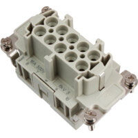 Female Insert - E Series Screw Terminal Connection - 10 Poles - 600V/16A