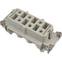 Female Insert - S Series Screw Terminal Connection - 6 Poles - 600V/35A