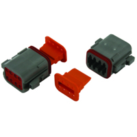 8-Way Plug; DT-Series Housing+Wedgelock Set (#DT06-08S(A) + W8S)