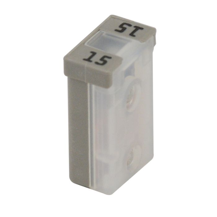 FUSE FEMALE LINK 'M'-TYPE 15A GREY NON-SLOTTED