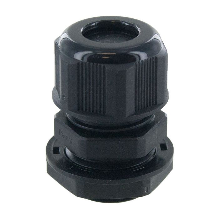 DOME CONN .500in NPT .39-.56in BLACK c/w O-ring and locknut