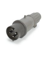 IP44 PLUG 20A  277VAC  2P 3W  SPLASHPROOF