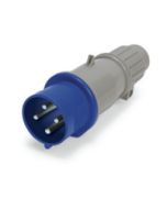 IP44 PLUG 20A  250VAC  2P 3W  SPLASHPROOF