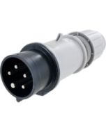 IP44 PLUG 30A  3phase delta 347/600VAC  4P 5W  SPLASHPROOF