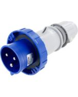 IP67 PLUG 30A 250VAC 2P 3W WATERTIGHT