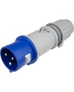 IP44 PLUG 30A  250VAC  2P 3W  SPLASHPROOF